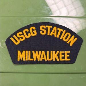USCG Station Milwaukee embroidered naval Patch